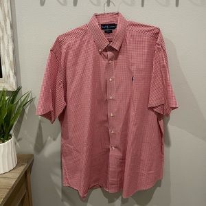 XL Vintage Polo Short Sleeve Button Down Shirt